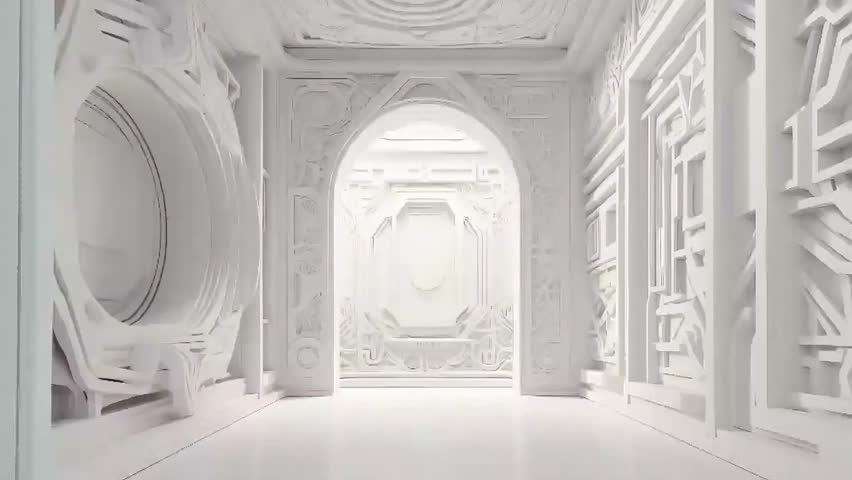 The room has an all-white color shake in with theoretical plans brightening the dividers, giving it a cutting edge vibe. Creative resource, Video Animation