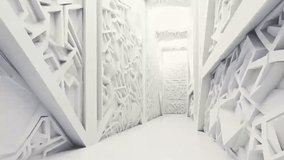 The room has an all-white color lock in with theoretical plans brightening the dividers, giving it a cutting edge vibe. Creative resource, Video Animation
