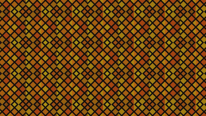 Abstract orange mosaic tiles wall. Motion. Ornamental pattern with tiny rhombuses. Royalty-Free Stock Footage #1102864271