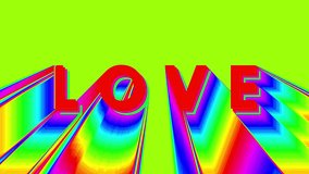 Dynamic word love. Color drawing. - Powered by Shutterstock - Get 15% off with code: PIKWIZARD15