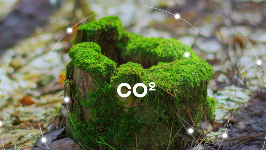 Reduction of carbon emissions, carbon neutral concept. Net zero greenhouse gas emissions target. Reducing carbon footprint concept. Digital icons. 4K Royalty-Free Stock Footage #1102897915