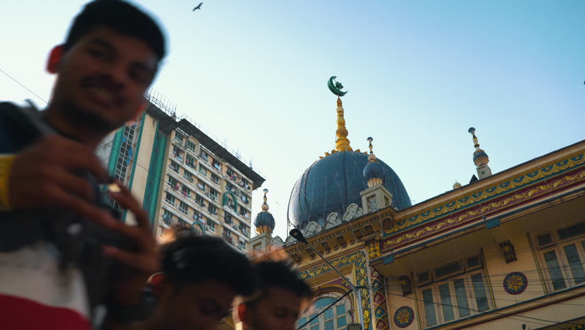 Jakaria Masjid Mosque at Mumbai City, Mumbai, India, Circa 2023