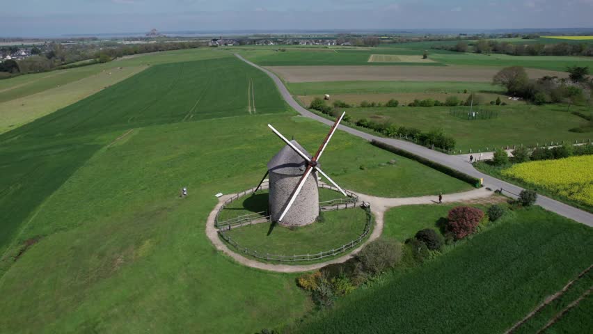 Windmill in the field of France