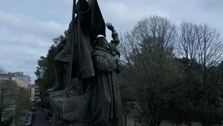 Statue of Pedro Álvares Cabral, a gift from Brazil to Portugal, located in Rio de Janeiro