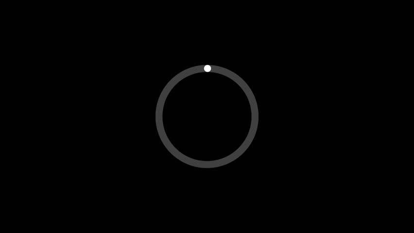 Circle Loading icon loop Loading Icon with a 60fps black background. Royalty-Free Stock Footage #1103021997