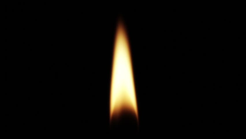 Candle Fire Flame Realistic Simulation - Loop Overlay Graphic Element Royalty-Free Stock Footage #1103041209