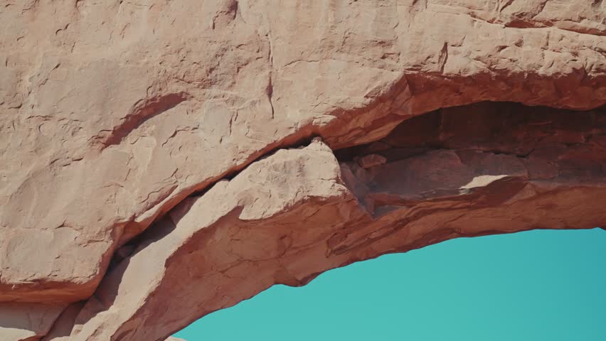 Side pan of North Window Arch in Arches National Park