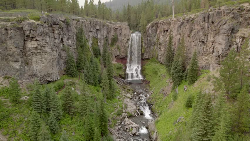 Majestic waterfall in Bend, Oregon