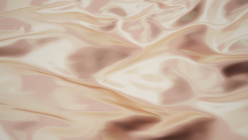 3d render animation abstract tenderness beige brown silk milky cream background wave cloth luxury satin pastel color fabric tissue waving wavy texture fluttering material motion design ads wallpaper Royalty-Free Stock Footage #1103075047