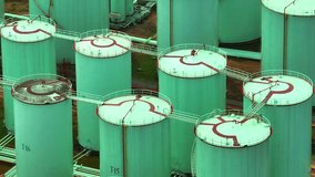 An oil depot, also known as a petroleum depot, is a facility used for the storage and distribution of various types of petroleum products such as crude oil, gasoline, diesel fuel, aviation fuel. 4K
