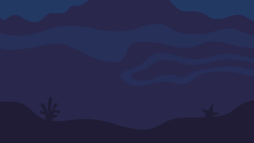 blue octopus swiming undersea animation 4k video animated