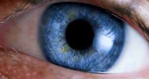 VFX Transition: Camera Moving Through Extreme Close-Up Of Eye Into Animation Of Beautiful Universe in Outerspace With Planets, Stars. Visualization Of Human Nature Complexity or Inner Beauty. - Powered by Shutterstock - Get 15% off with code: PIKWIZARD15