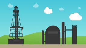 Minimalistic Animation of Hydraulic Fracturing (Fracking) Process + two nature risk factors (optional). There are several stop-points in the animation so you can change the timing
(generating stills) 