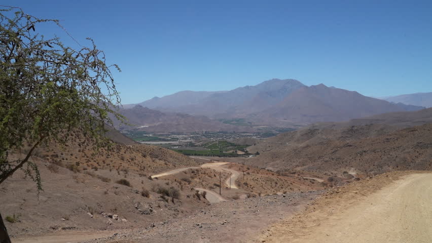 The Elqui valley in Chile is popular for its wine and pisco along the mountain range of the andes in the Atacama region.