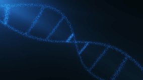 Abstract Blue DNA Molecule Particles - Powered by Shutterstock - Get 15% off with code: PIKWIZARD15