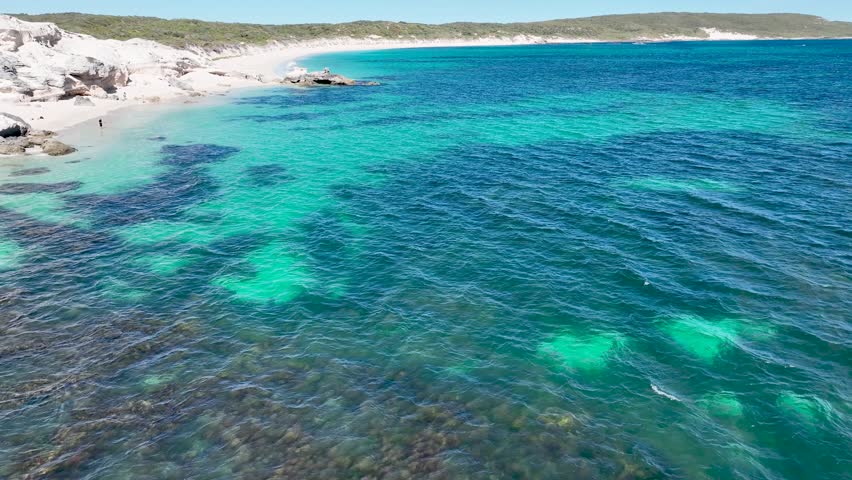 Hamelin Beach in Western Australia is a hidden gem that boasts some of the most crystal-clear waters in the world. As you explore the shoreline, you might even come across a friendly stingray.