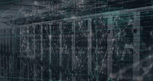 Animation of data processing over computer servers. Global computing and data processing concept digitally generated video. - Powered by Shutterstock - Get 15% off with code: PIKWIZARD15