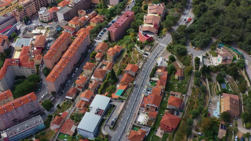 Aerial view of Monaco, Monte Carlo. French Riviera. France. Majestic cityscape skyline of Monaco