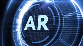 Ar, augmented reality icon. Business, Technology, Internet and network concept. - Powered by Shutterstock - Get 15% off with code: PIKWIZARD15