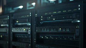 Servers in a cloud data storage center for artificial intelligence computer processing - Powered by Shutterstock - Get 15% off with code: PIKWIZARD15