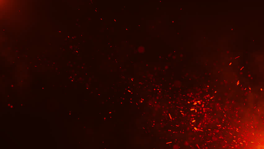 Fire Particles Background | Fire Sparks Particles  Background | Ember Particle Background. Ultra HD 4K Royalty-Free Stock Footage #1103220457