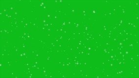 Animation Of Twinkle Stars At Starry Night On Green Screen Background. Abstract Animation Of Glowing Blinking Stars, Realistic Stars Animation,twinkle stars green screen background - Powered by Shutterstock - Get 15% off with code: PIKWIZARD15