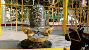 hindu god lord Shiva linga from different angle video is taken at haridwar uttrakhand india on Mar 15 2022.
