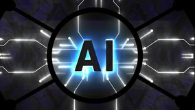AI Artificial Intelligence with Electrical Circuits Looping Animation - Powered by Shutterstock - Get 15% off with code: PIKWIZARD15