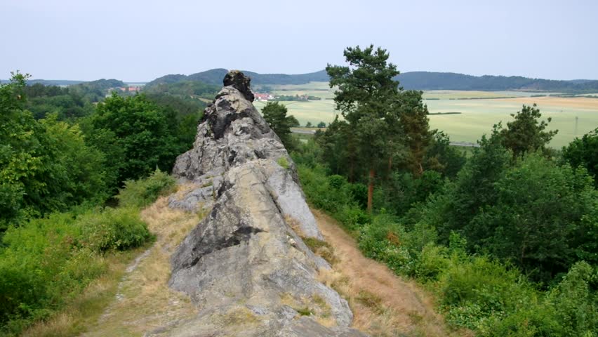 Devils Wall in Harz Mountains
