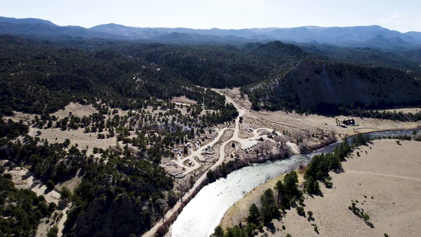 Ruby Mountain Camping Drone mountains