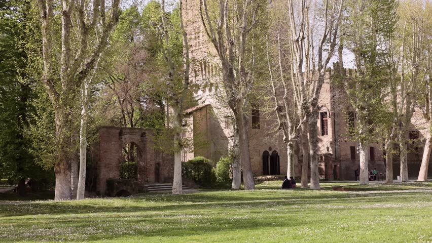Medieval Fortress of the Rossi Family in San Secondo, Parma - Italy