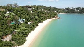 4K Aerial Footage of Ao Yon Beach, Phuket