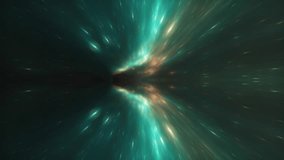 This stock motion graphics video shows a seamless looped clip of 3D render galactic wormhole background.

