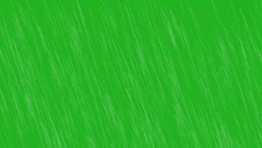 Heavy Rain Fall Animated On green Screen  Royalty-Free Stock Footage #1103325277