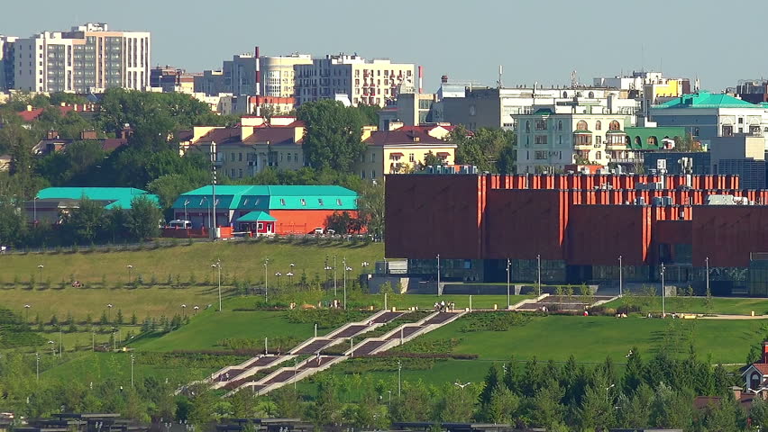 Kazan. City center. Architecture. Attractions. Tatarstan.