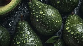 The Perfect Ingredient: 4K Video of Juicy Fresh Avocados