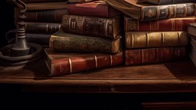 Lots of books on the bookshelves. Vintage books. Education and literature. - Powered by Shutterstock - Get 15% off with code: PIKWIZARD15