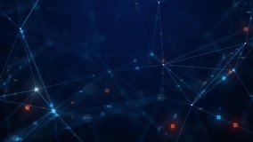 INTERCONNECTED BACKGROUND WITH BLUE TONES - Powered by Shutterstock - Get 15% off with code: PIKWIZARD15