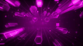 ANIMATED FUTURISTIC HEXAGONAL TECHNOLOGY BACKGROUND - Powered by Shutterstock - Get 15% off with code: PIKWIZARD15