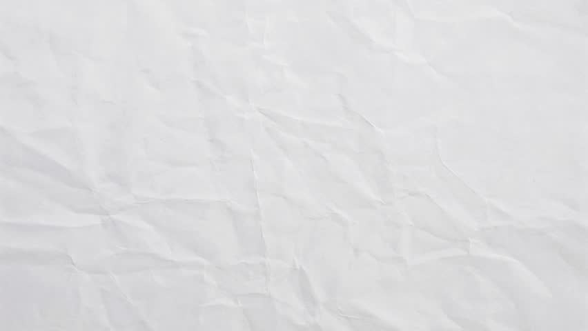 Stop motion animated paper texture background. Crumpled White Paper 4k.  | Shutterstock HD Video #1103405497