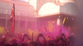 Holi celebration at Barsana Nandgaon, India - Powered by Shutterstock - Get 15% off with code: PIKWIZARD15
