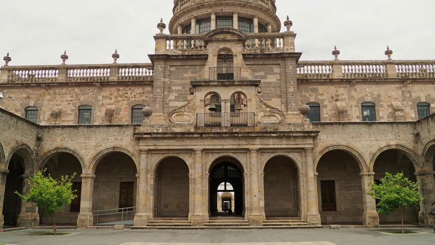 Daytime view of the Hospicio Cabanas at Guadalajara, Mexico