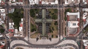 drone videos of the city of La Plata, province of Buenos Aires, Argentina