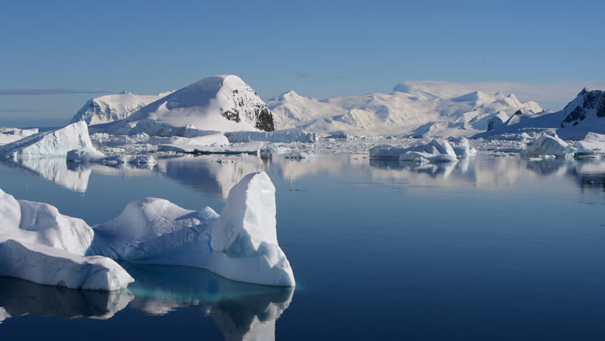 Beautiful Iceberg in Antarctica travel on ship | Shutterstock HD Video #1103460231