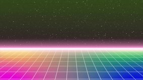 futuristic technology retro background, Dynamic Retro Background, 80s retro background loop animation, Vintage 80s 90s retro Background loop animation - Powered by Shutterstock - Get 15% off with code: PIKWIZARD15