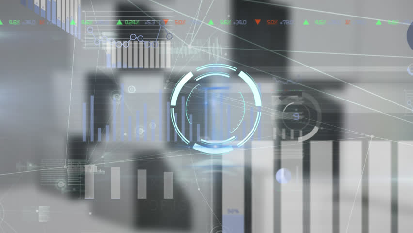 Animation of countdown over neon round scanner and network of connections against data processing. Computer interface and business data technology concept - Powered by Shutterstock - Get 15% off with code: PIKWIZARD15