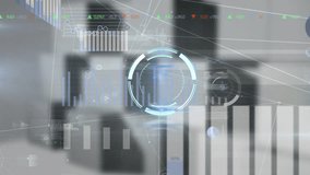 Animation of countdown over neon round scanner and network of connections against data processing. Computer interface and business data technology concept - Powered by Shutterstock - Get 15% off with code: PIKWIZARD15