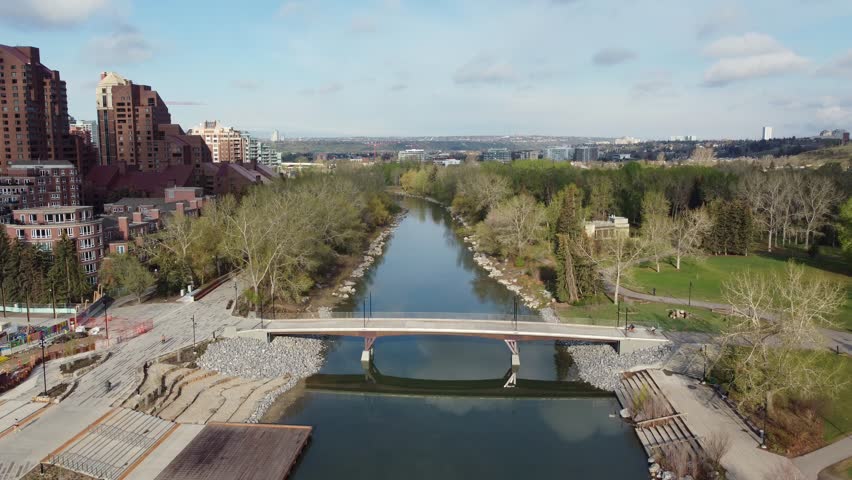 Aerial view of Calgary