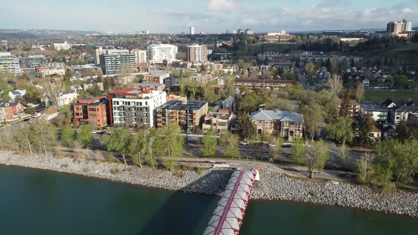 Aerial view of Calgary