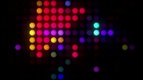 Colorful LED Wall Lights VJ Loops 4k